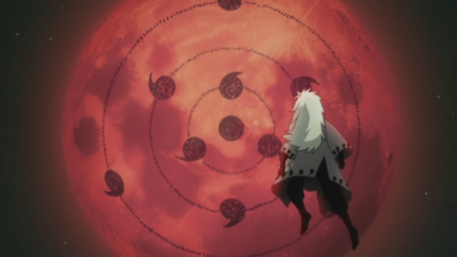 Madara mengaktifkan Tsukuyomi tak terbatas