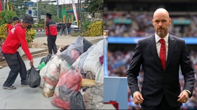 Aksi titip sampah PDIP di Depok dan pelatih MU Erik ten Hag