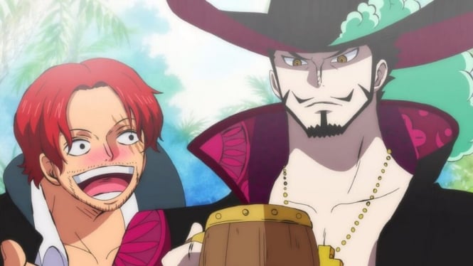 Alasan Dracule Mihawk Menjadikan Shanks Sebagai Rivalnya