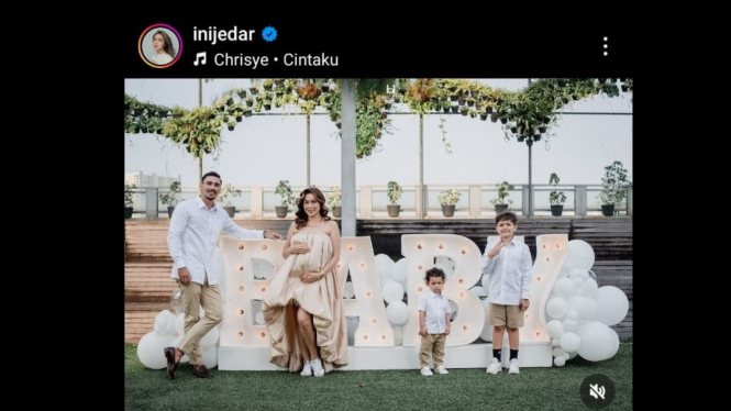 potret acara Gender Reveal Jessica Iskandar