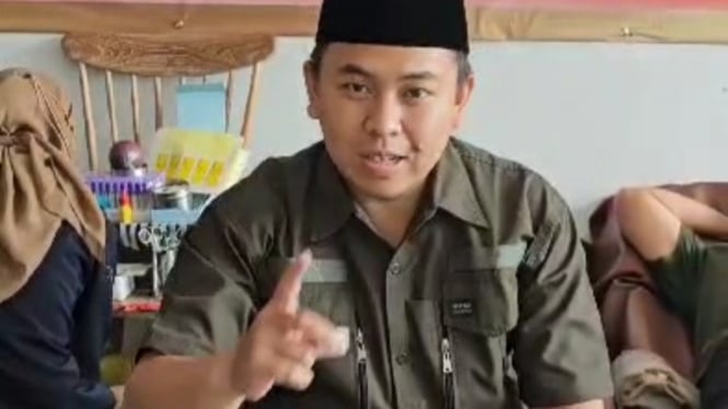 Potret Ketua GP Ansor Depok HM Kahfi