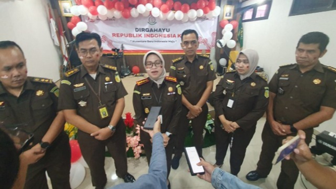 Momen peringatan HUT RI di Kejari Depok