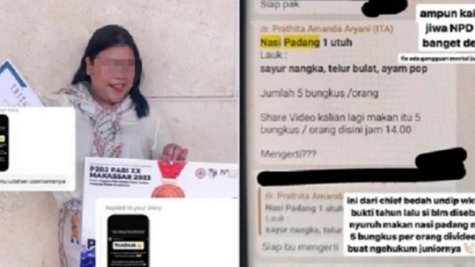 Viral terduga pelaku bully dokter Undip