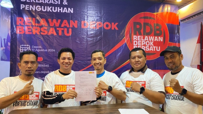 Pengurus Relawan Depok Bersatu atau RDB