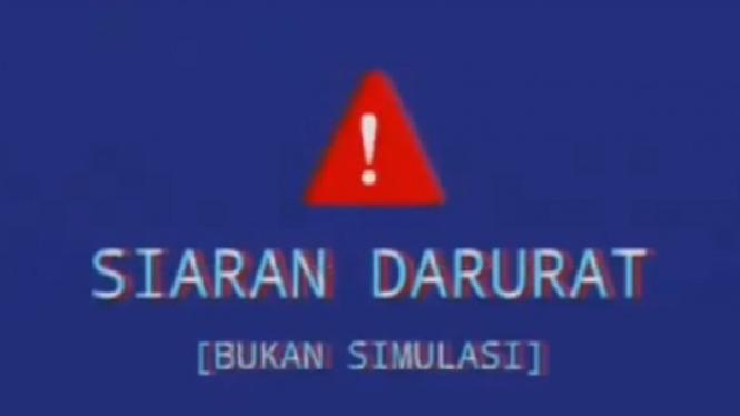 Heboh siaran darurat