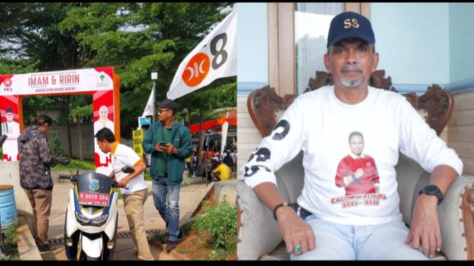 Adi Kumis soal motor Dishub di acara petahana Depok