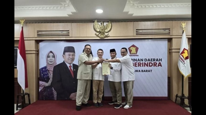 Gerindra Berikan B1 -KWK ke Pasangan Supian Suri-Chandra Rahmansyah