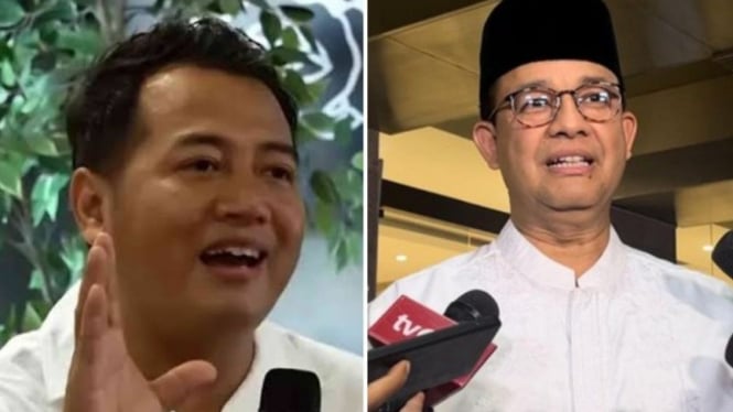 Potret kolase Adi Prayitno dan Anies Baswedan