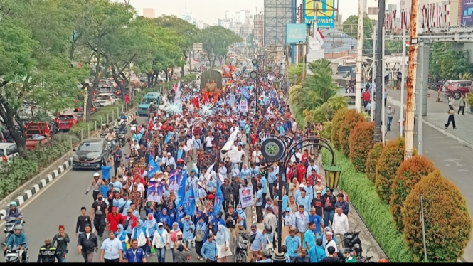 Rombongan Supian-Chandra di Pilkada Depok