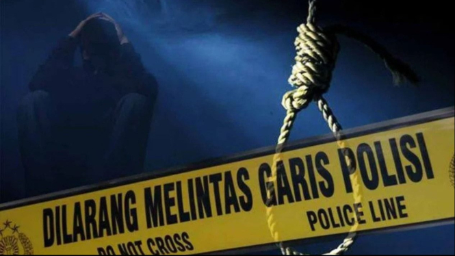 Seorang Pria Ditemukan Tergantung Tak Bernyawa di Pohon