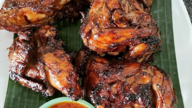 Ayam bakar teflon bumbu rujak