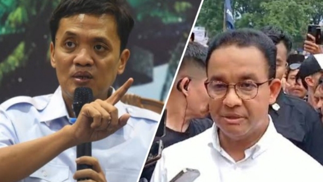 Potret kolase Anies Baswedan dan Habiburokhman