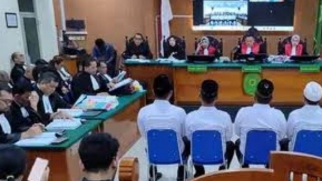 Potret kondisi sidang PK terpidana Kasus Vina