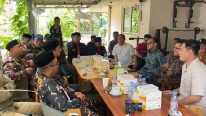 Banser dan Pagar Nusa datangi Tomy Kurniawan