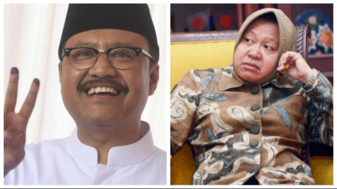 Kolase Gus Ipul dan Risma