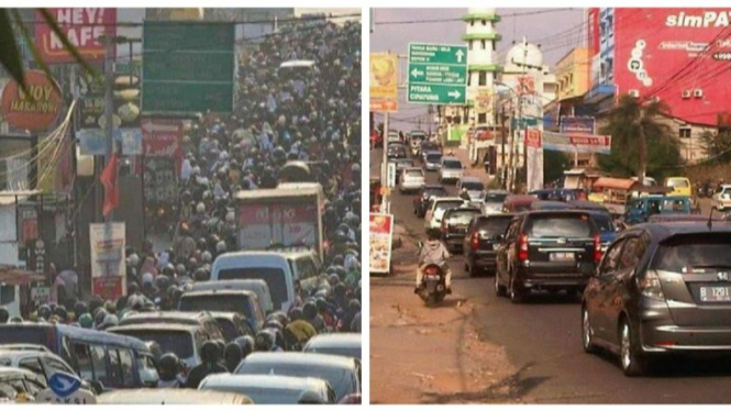 Kemacetan Jalan Sawangan Raya