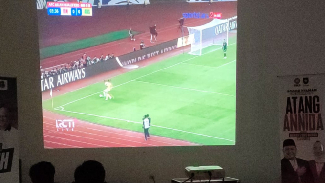 DPD PKS Kota Bogor Gelar Nobar Timnas Indonesia vs Australia