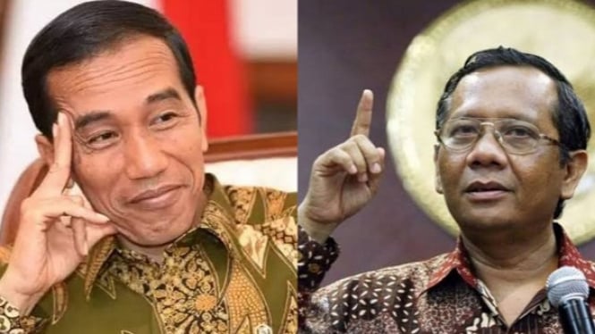 Presiden Jokowi dan Mahfud MD