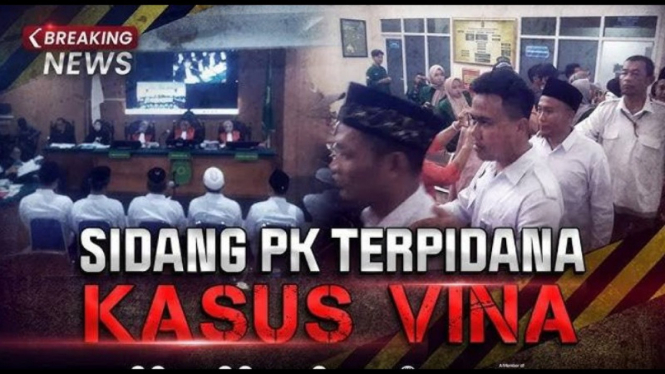 Potret tangkapan layar sidang PK kasus Vina