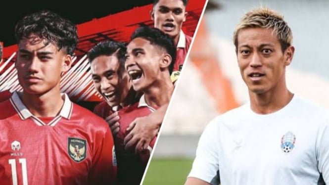 Potret kolase pemain legenda jepang dan Timnas