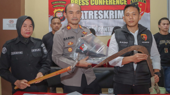 Polresta Pontianak amankan remaja hendak melakukan tawuran