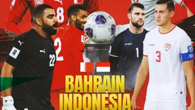 Potret ilustrasi Indonesia vs Bahrain