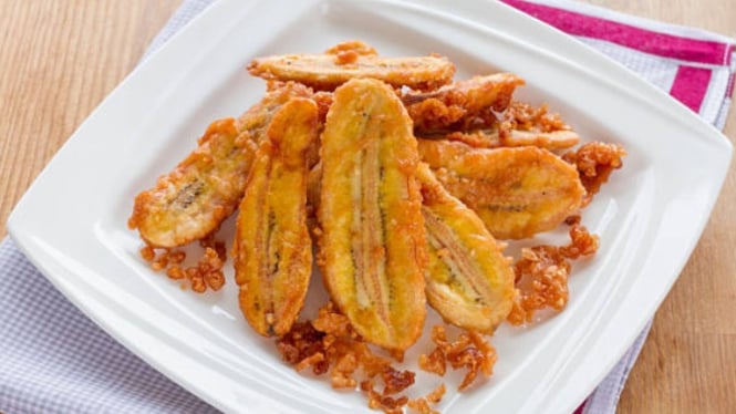 Pisang goreng crispy enak dan gurih