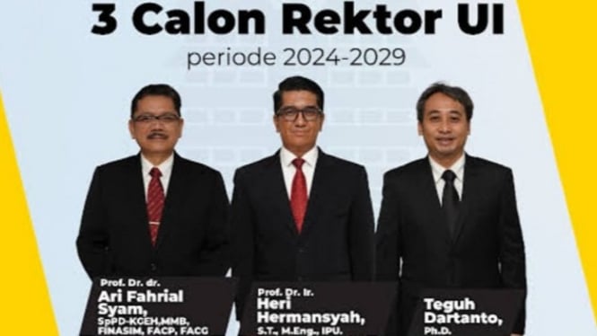 Tiga calon Rektor UI pengganti Ari Kuncoro