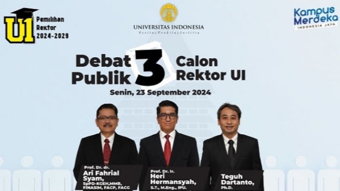 Calon Rektor UI pengganti Prof Ari Kuncoro