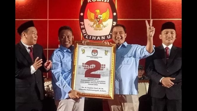 Supian Suri Dapat Nomor Urut 2 di Pilkada Depok