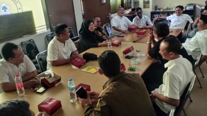 Potret Rapat Bidang Saksi Tim pemenangan KDM