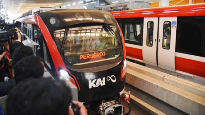 Ilustrasi LRT Jabodetabek