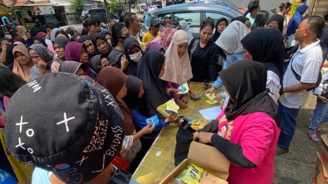 Pasar murah Supian-Chandra di Depok