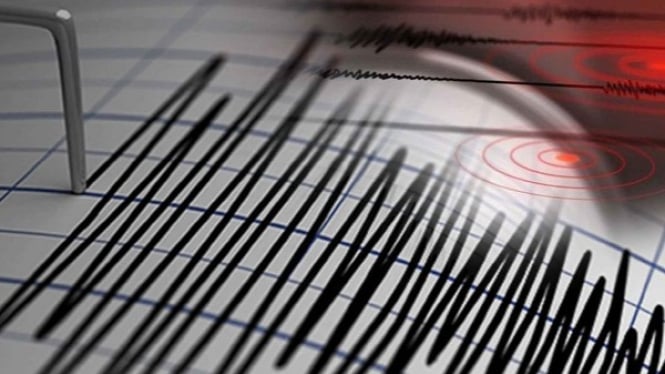 Ilustrasi gempa di Gorontalo