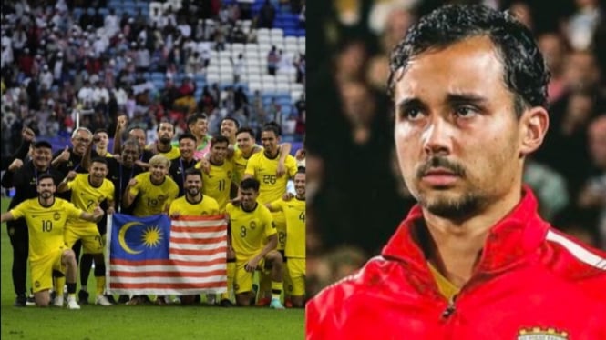 Kolase timnas Malaysia dan Mats Deijl