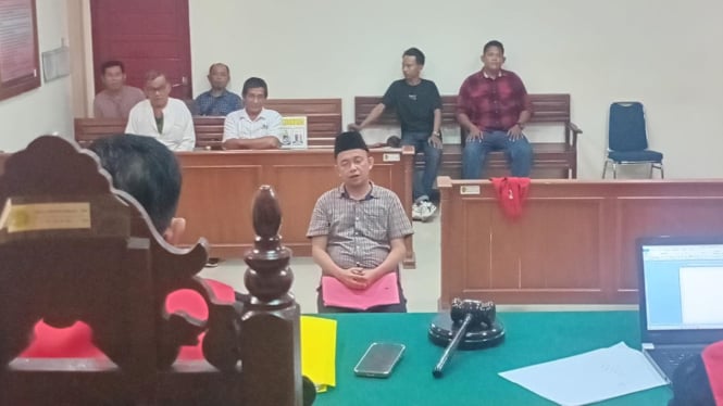 Pengadilan Negeri Mempawah menggelar sidang terdakwa Zubaidi