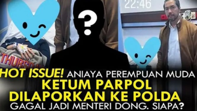 Ilustrasi ketum parpol dipolisikan gegara aniaya bini muda