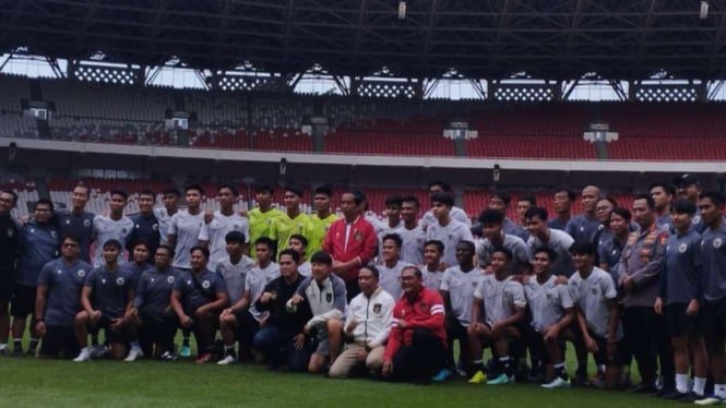 Presiden Jokowi Gondok Timnas Indonesia Batal Menang Lawan Bahrain