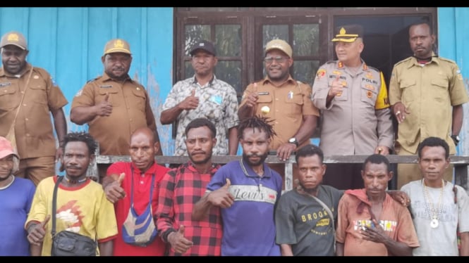 PJS Bupati Yohanes P bersama AKBP Anton Seven lakukan kujungan kerja