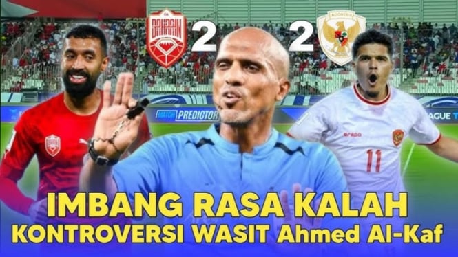 Potret kolase wasit Ahmed Al Kaf