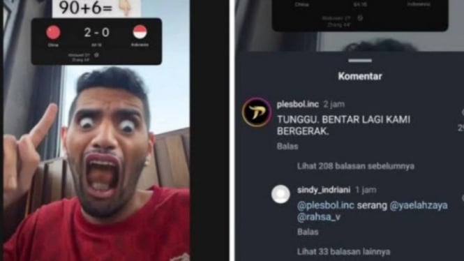 Potret tangkapan layar unggahan selebgram Bahrain