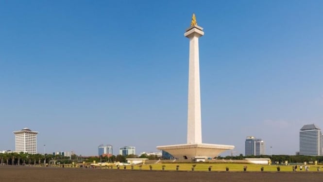 Ilustrasi Monas Jakarta