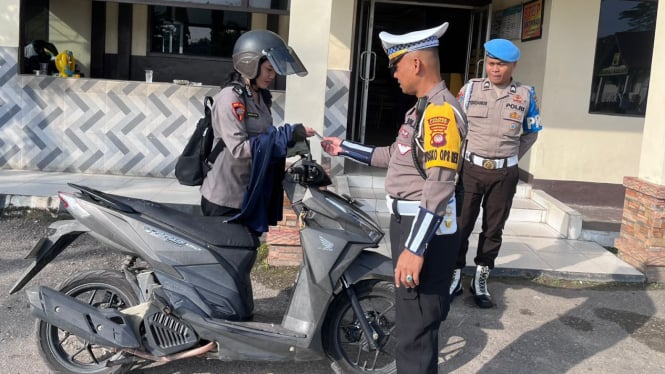 Polres Landak menggelar Operasi Zebra Kapuas 2024