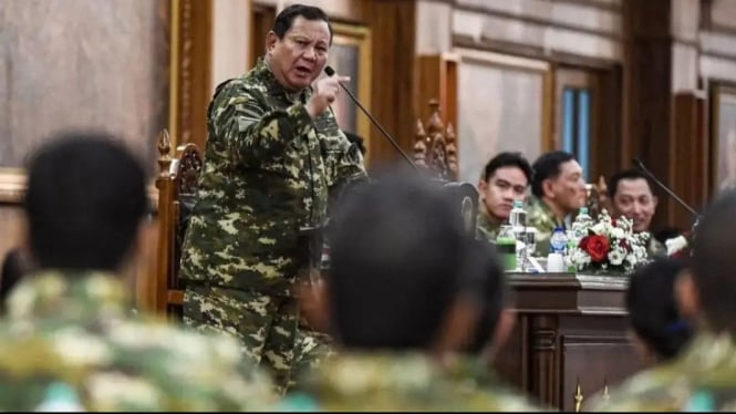 Pesan Presiden Prabowo untuk Para Menteri Kabinet Merah Putih