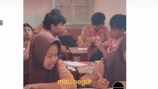 Potret tangkapan layar video viral