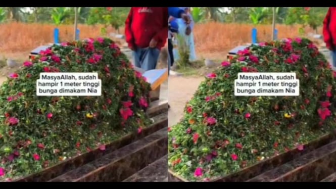 Potret kondisi makam Nia Kurnia Sari