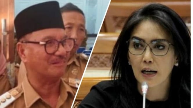 Potret kolase Bupati konawe dan Rieke Diah Pitaloka