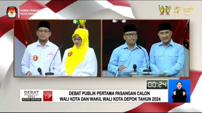 Debat terbuka Pilkada Depok 2024