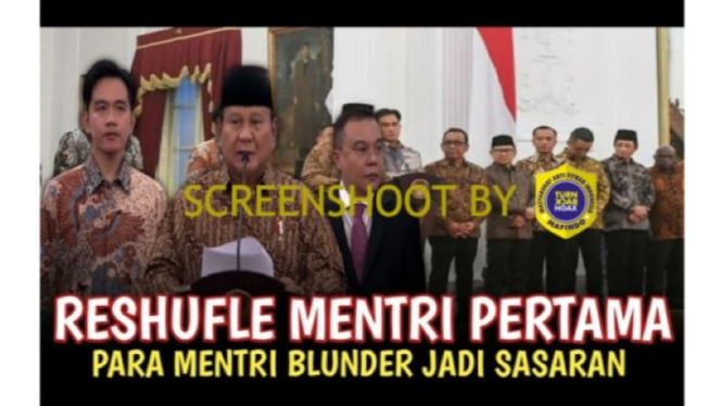 Tumbnail Presiden Prabowo bakal reshuffle menteri