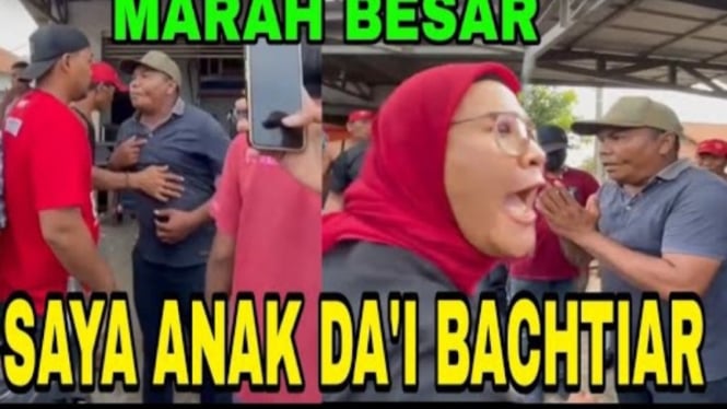 Potret tangkapan layar video yang viral di medsos